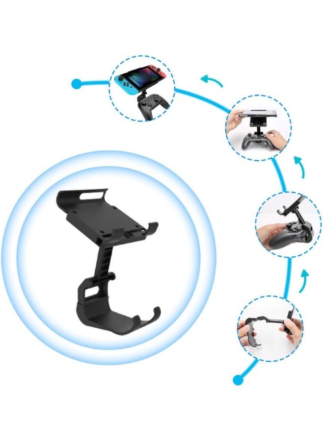 for Nintend Switch Pro Controller,Game Controller Mount-Clip Holder Compatible with Nintendo Switch Pro Controller Gamepad Bracket for NS Switch Console Accessory - Image 1